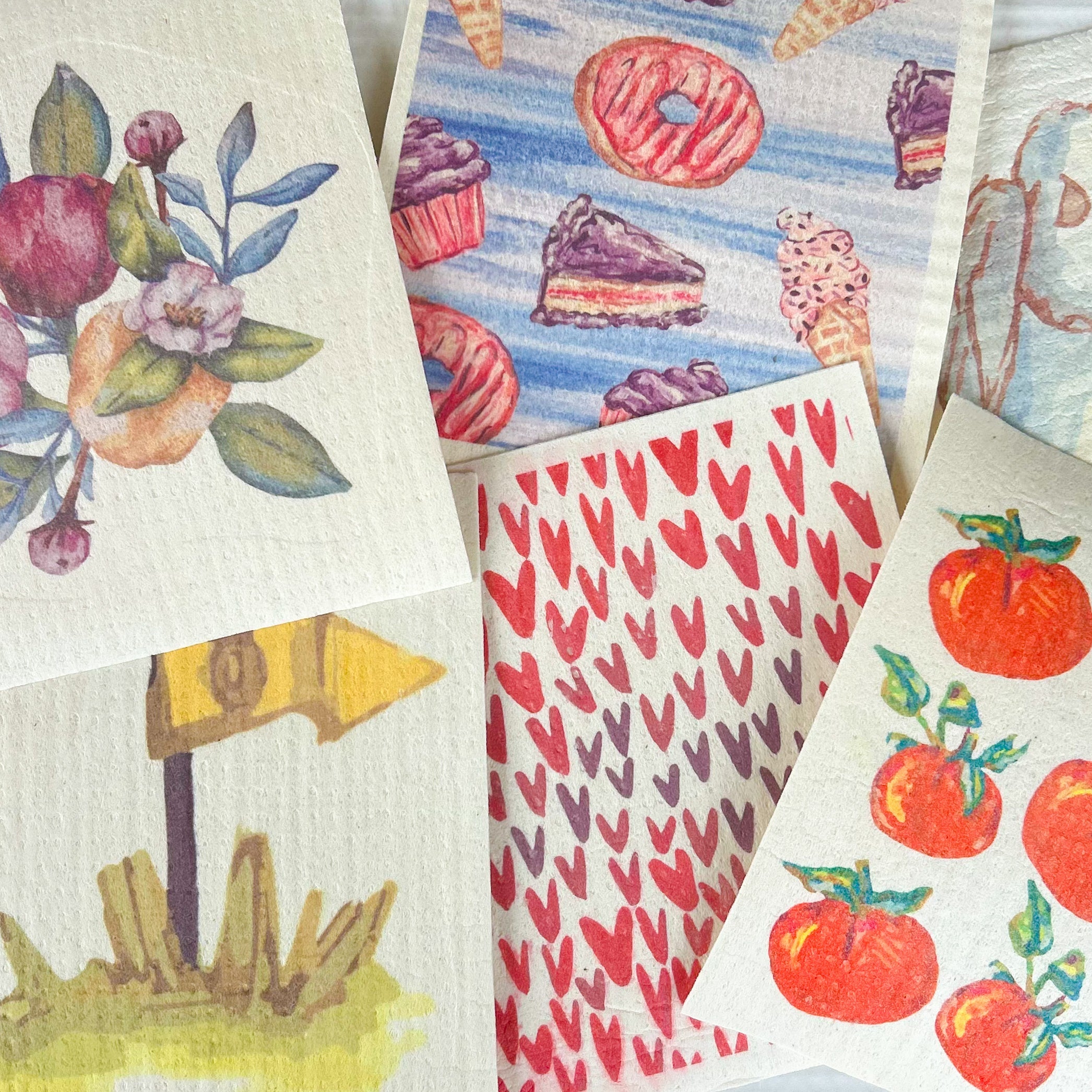 Swedish Dish Clothes|Jessica Reynolds Art