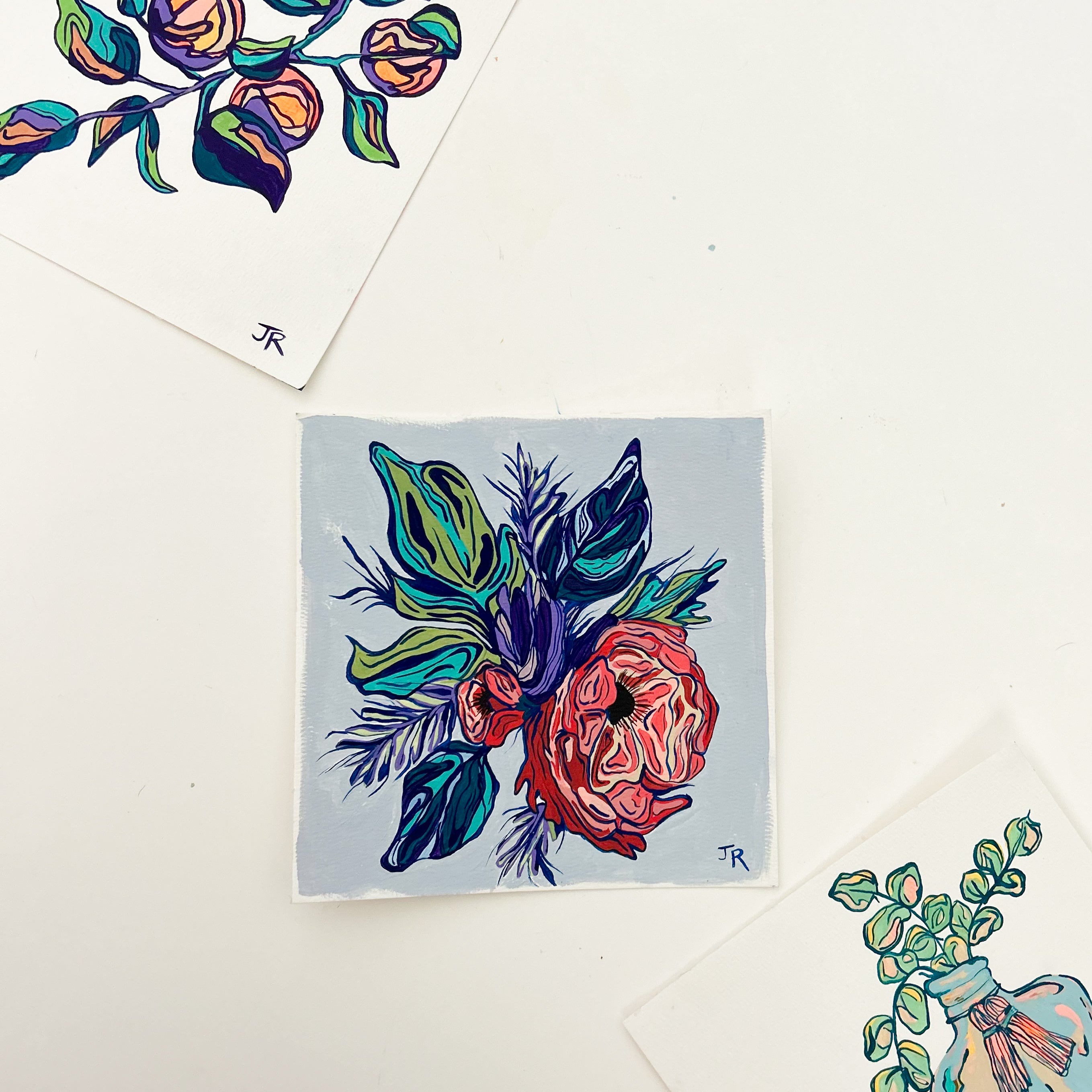 Fresh and Fruity in Gouache|Gouache Painting