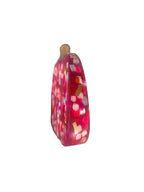 Tall Pink Abstract Shelf Pumpkin|Jessica Reynolds Art