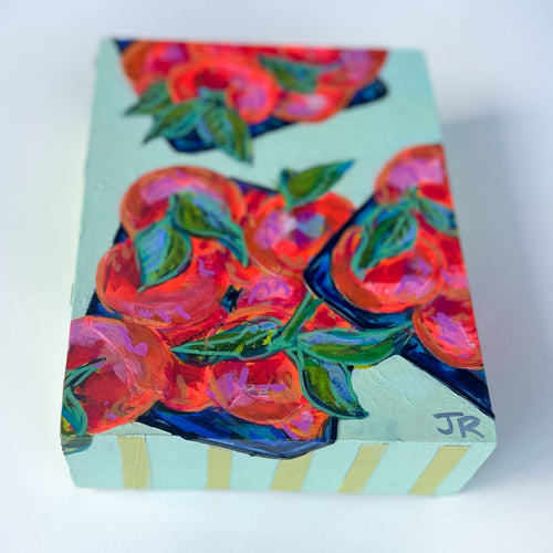 At the Market|Polymer Lift Painting