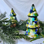 Black and Green Mini Christmas Tree|Jessica Reynolds Art