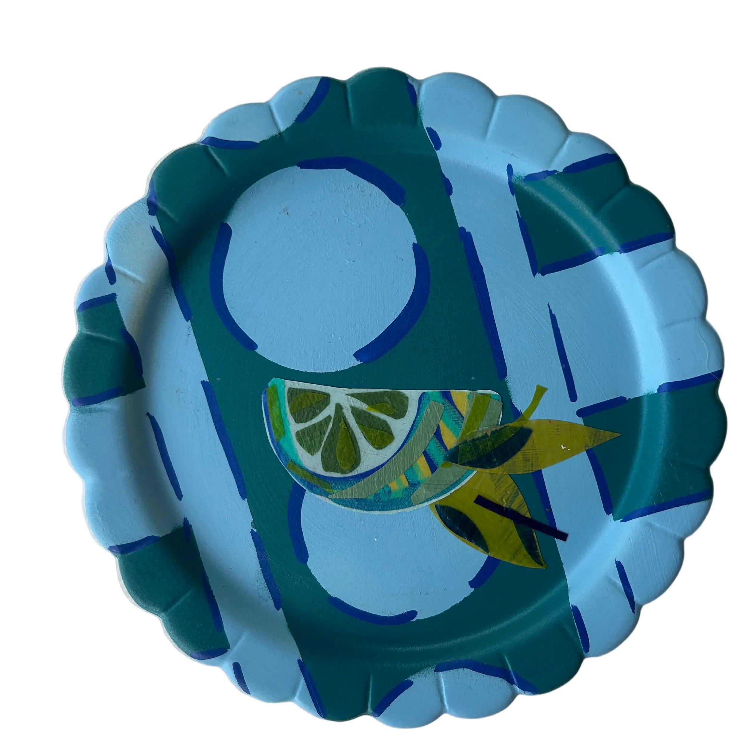Limes| Polymer Lift Painting