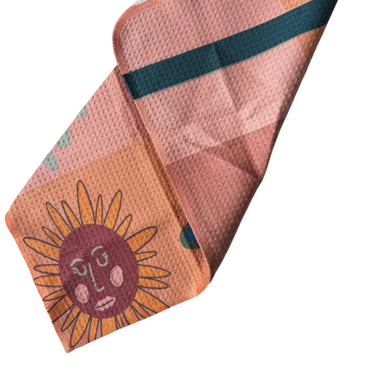 Here Comes the Sun Tea Towel|Jessica Reynolds Art