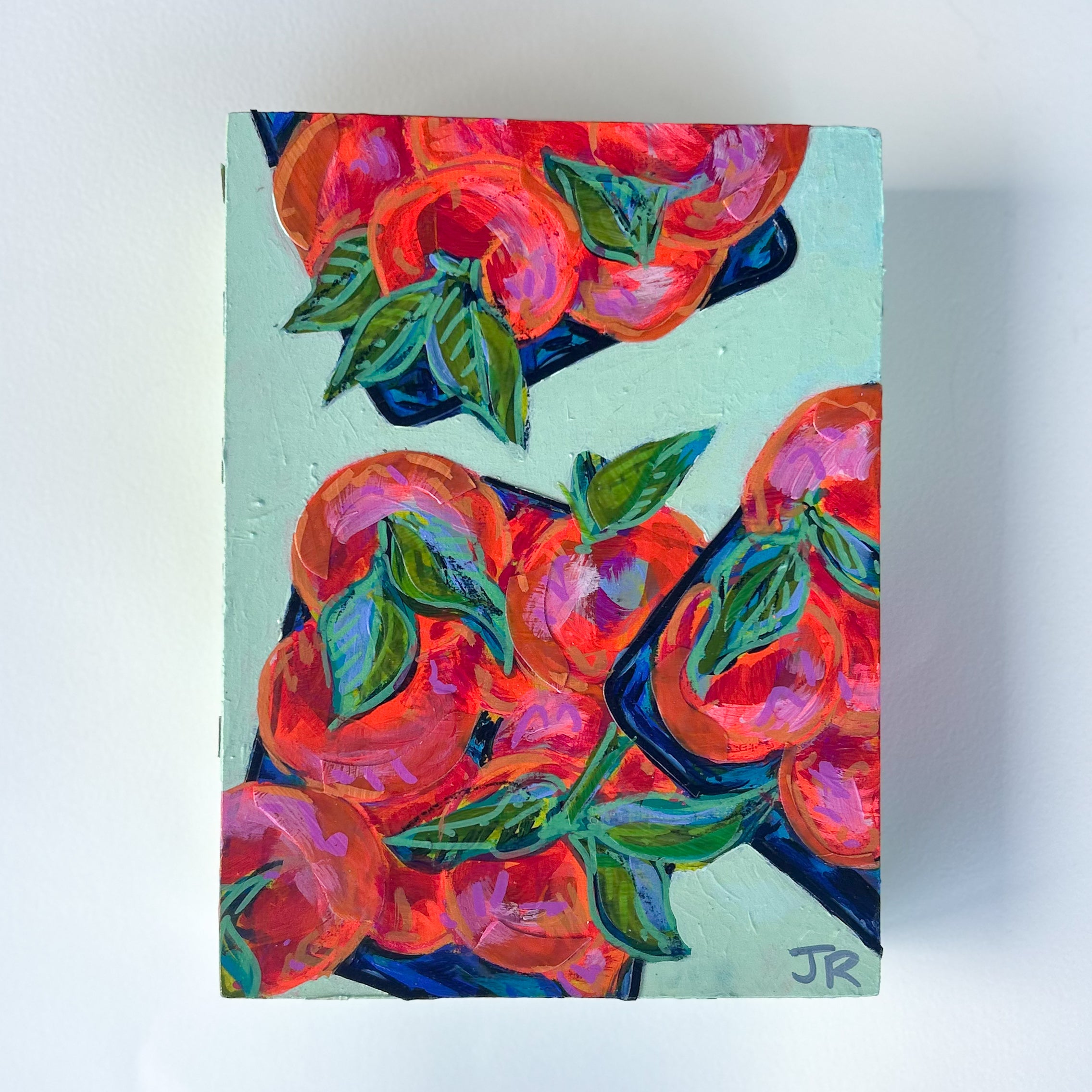 At the Market|Polymer Lift Painting