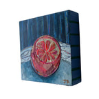 Little Square GrapefruitPolymer Lift Painting