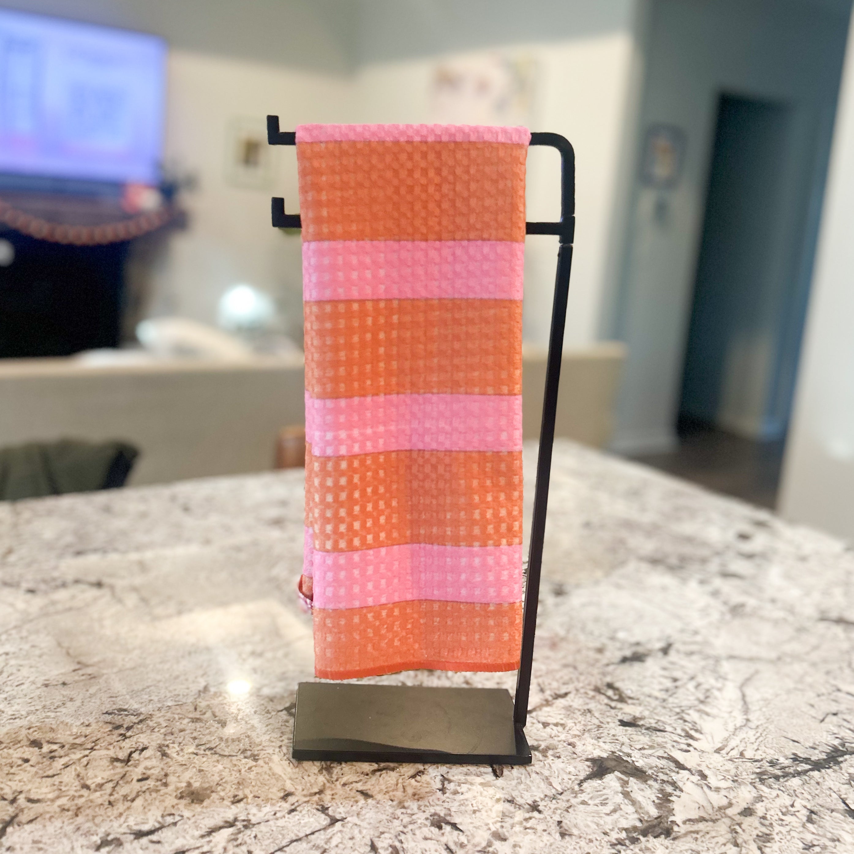 Pink Pumpkin Towel-Reversable|Jessica Reynolds Art