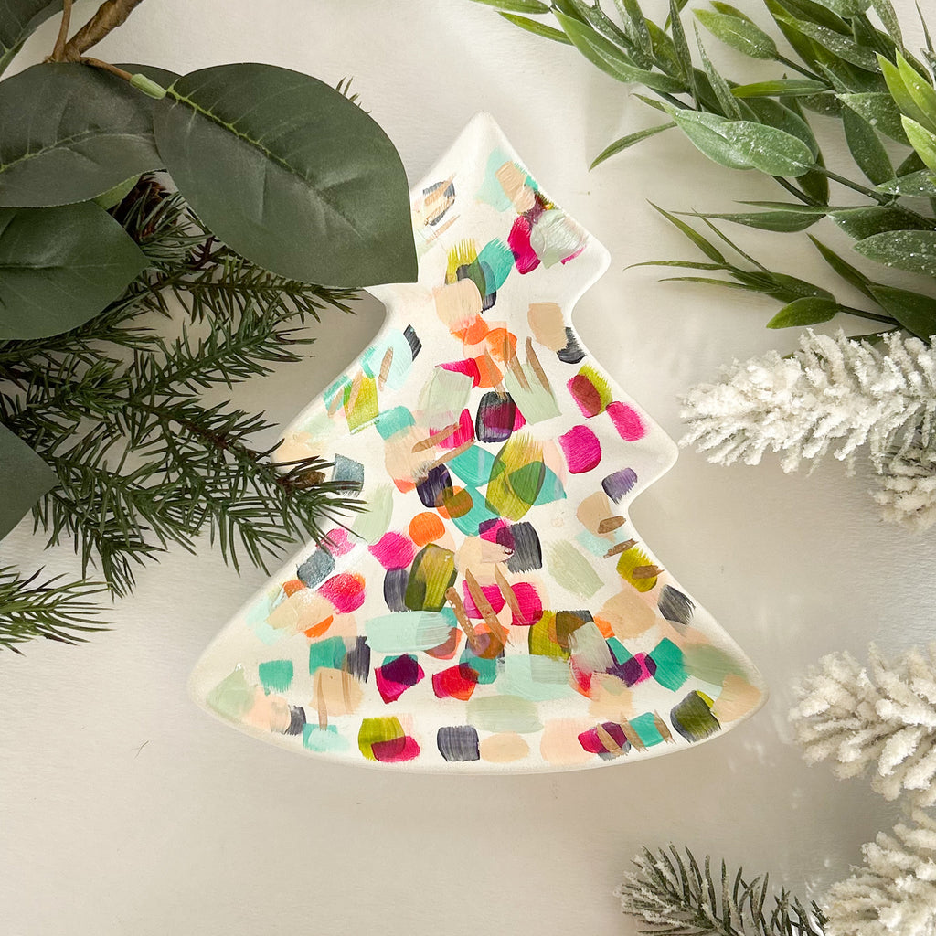 Mini Bright Christmas Tray|Jessica Reynolds Art