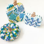 Floral Leaves Pumpkin|Jessica Reynolds Art