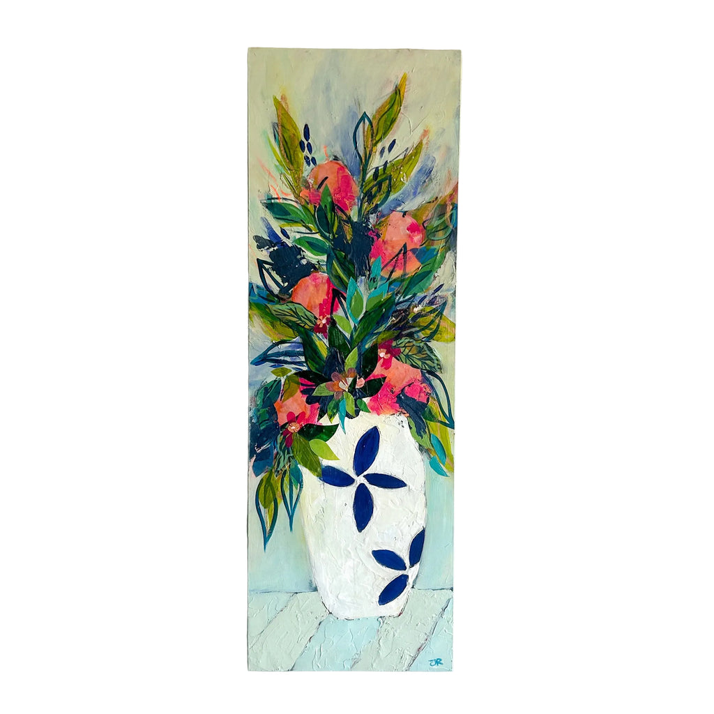 Saturday's Bouquet |Polymer Lift Painting