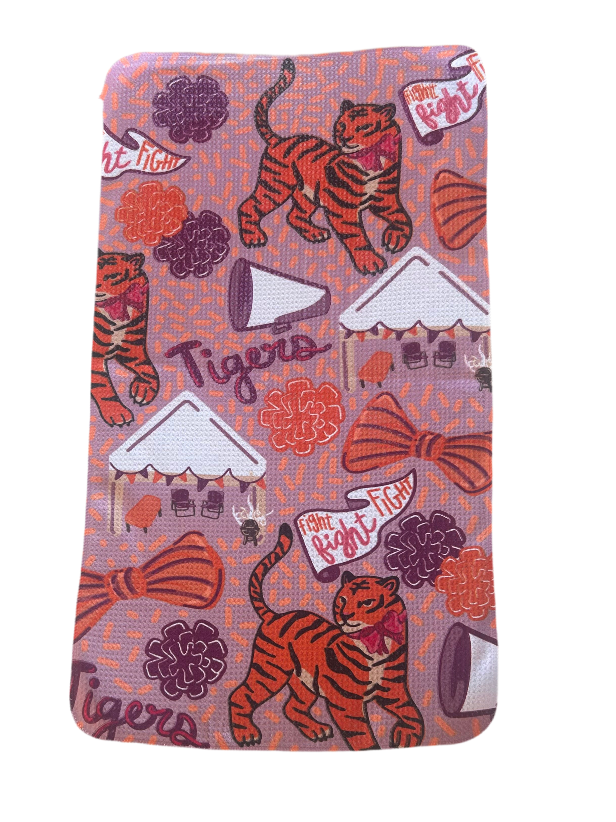 Spring In Tigertown Towel- Reversable | Jessica Reynolds Art