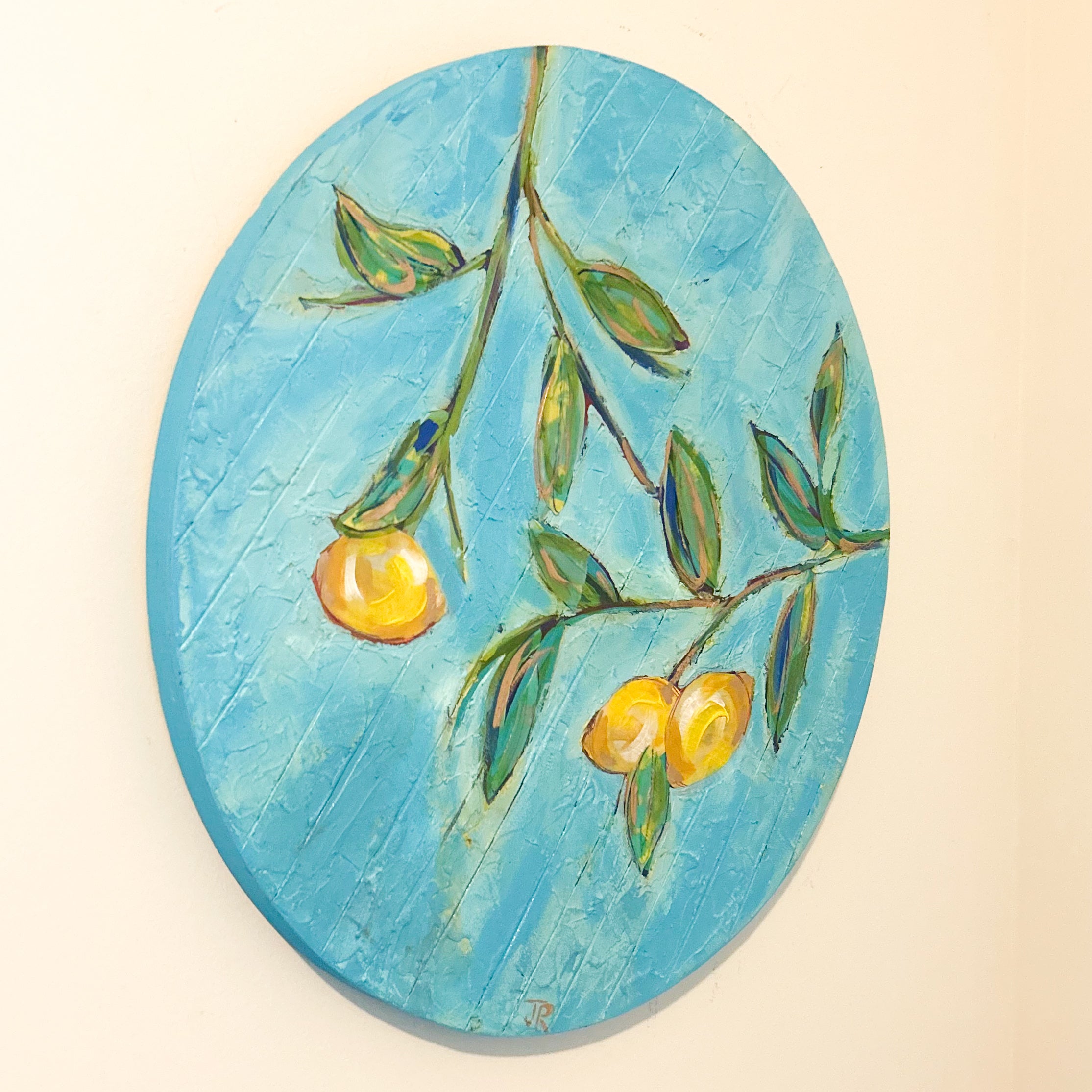 Carolina Lemon|Polymer Lift Painting