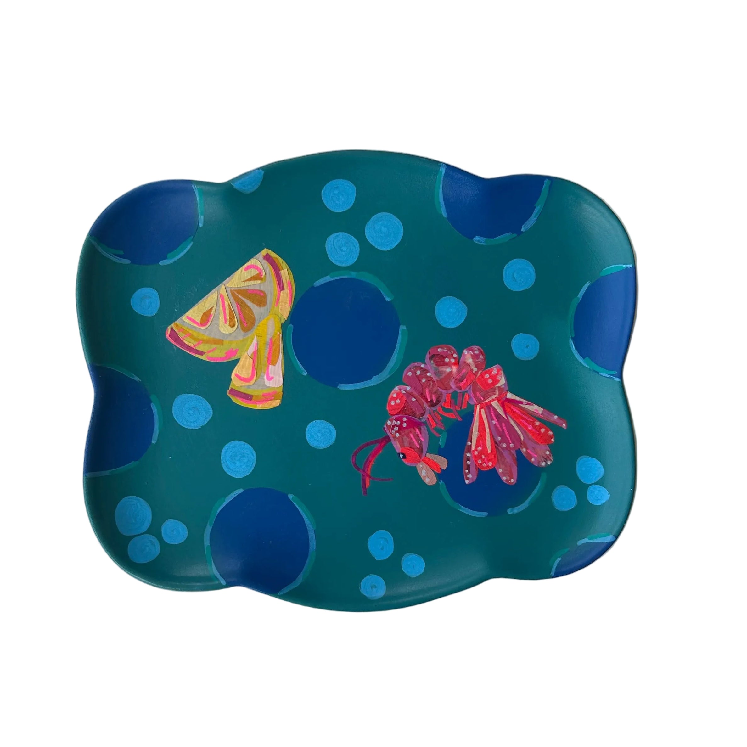 The Whole Plate| Polymer Lift Painting