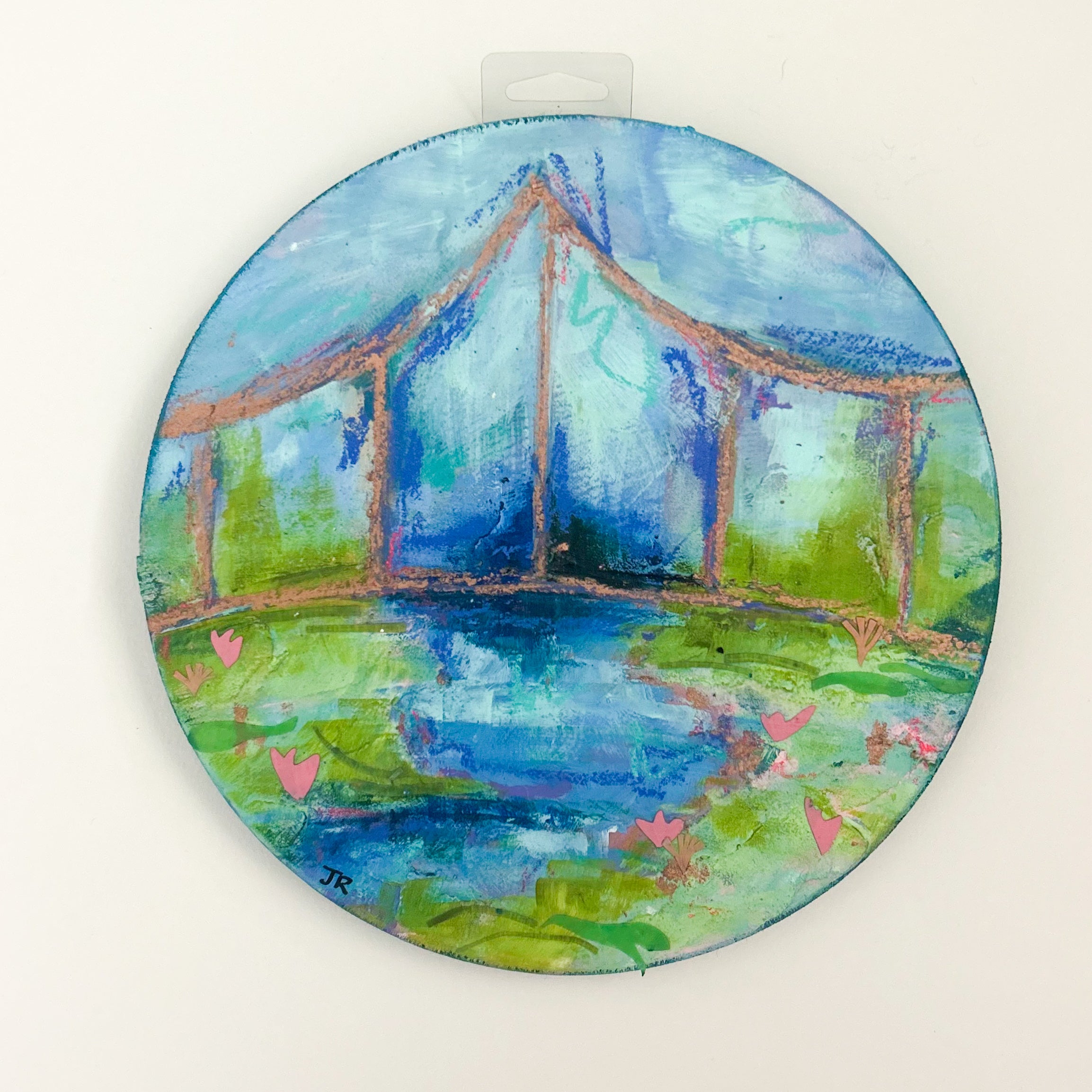 Early Spring in Falls Park|Polymer Lift Painting