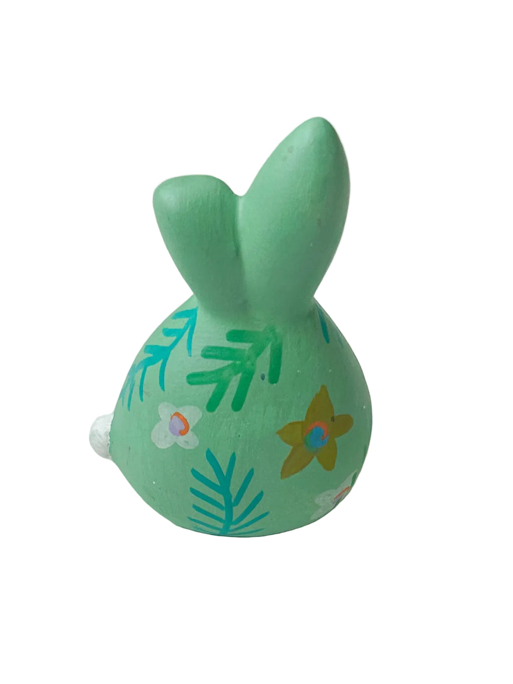 Small Mint Floral Bunny| Jessica Reynolds Art