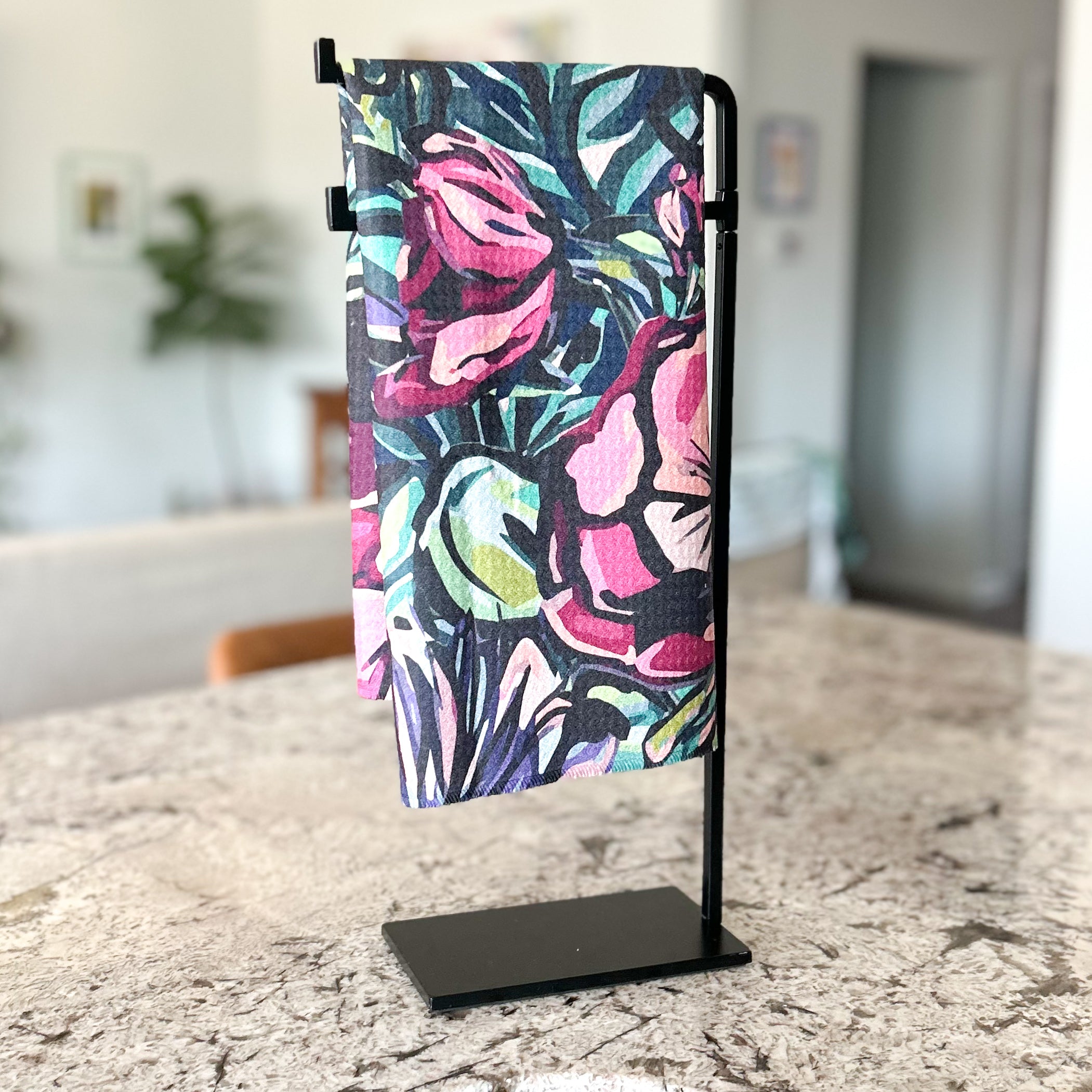 Florals and Vines Tea Towel|Jessica Reynolds Art