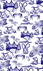 Greenville Toile Tea Towel|Jessica Reynolds Art