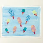 Summer Treats 1|Polymer Lift Paintings
