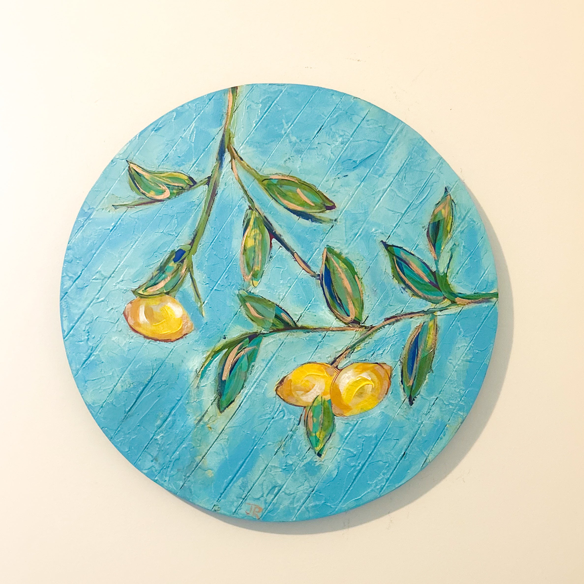 Carolina Lemon|Polymer Lift Painting