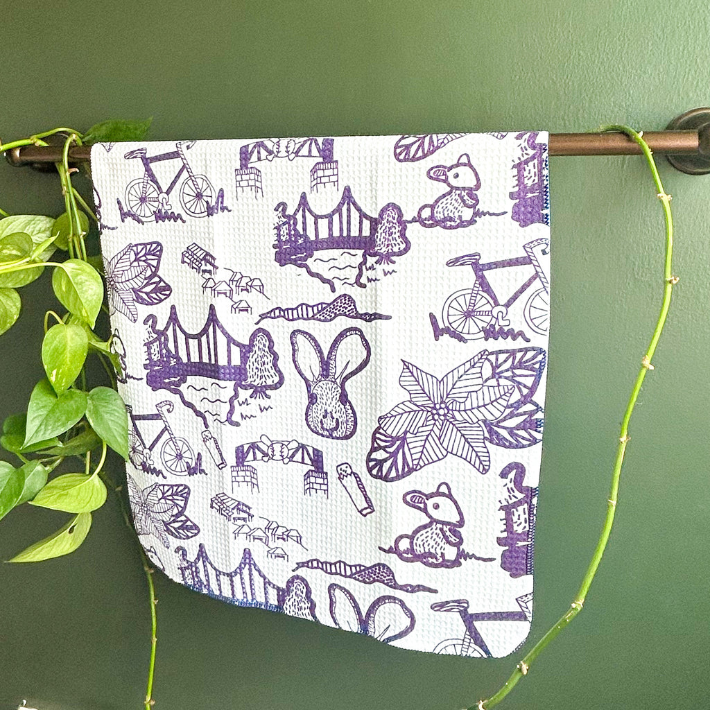 Greenville Toile Tea Towel|Jessica Reynolds Art