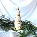 Dusty Pink Christmas Tree|Jessica Reynolds Art