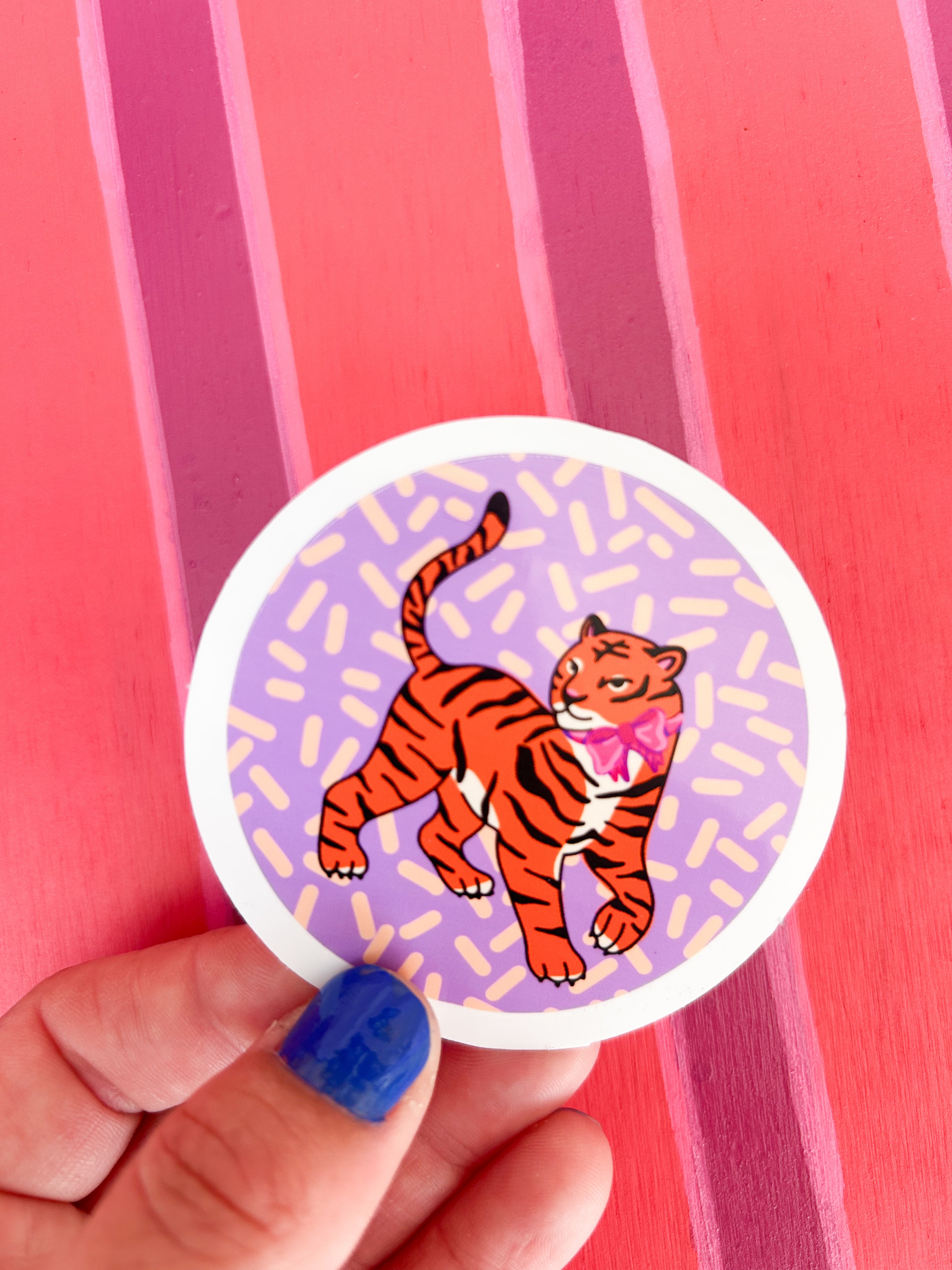 Tiger Squad Sticker|Jessica Reynolds Art