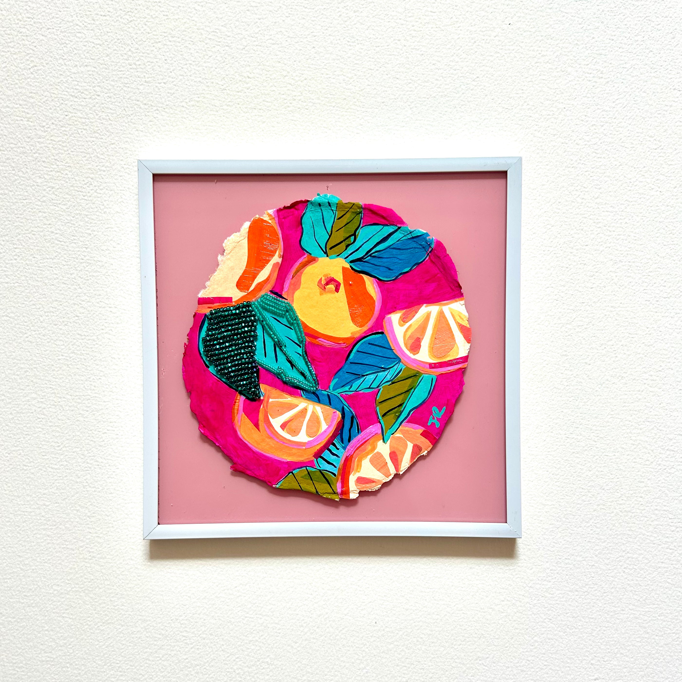 The Summer Combo|Polymer Lift and Bead Embroidery Painting