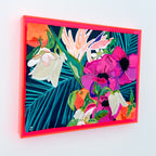 Rapid Florals|Polymer Lift and Bead Embroidery Painting