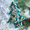 Teal and Bright Christmas Tray|Jessica Reynolds Art