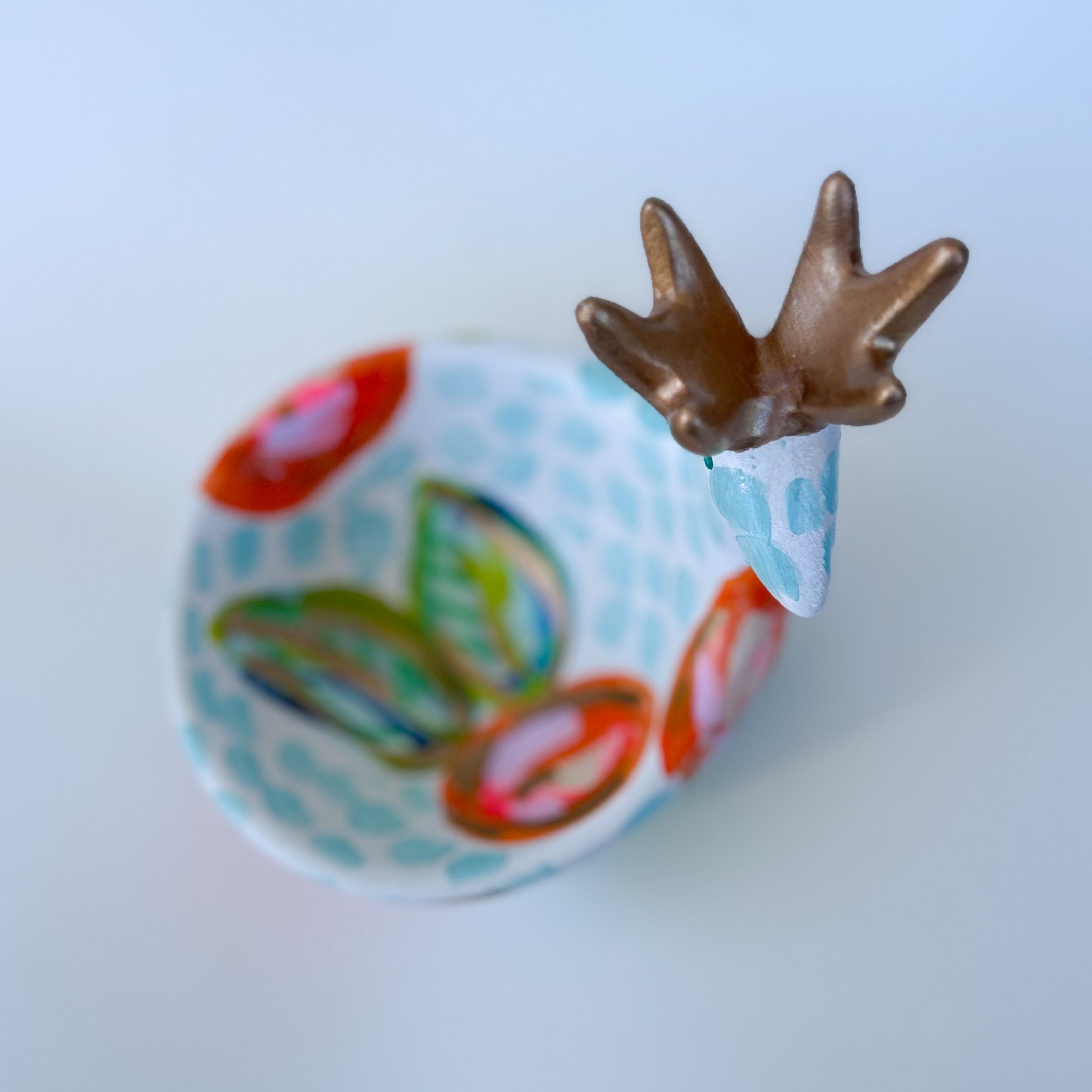 Citrus Reindeer Bowl|Jessica Reynolds Art