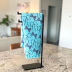 Blue Bows Tea Towel|Jessica Reynolds Art