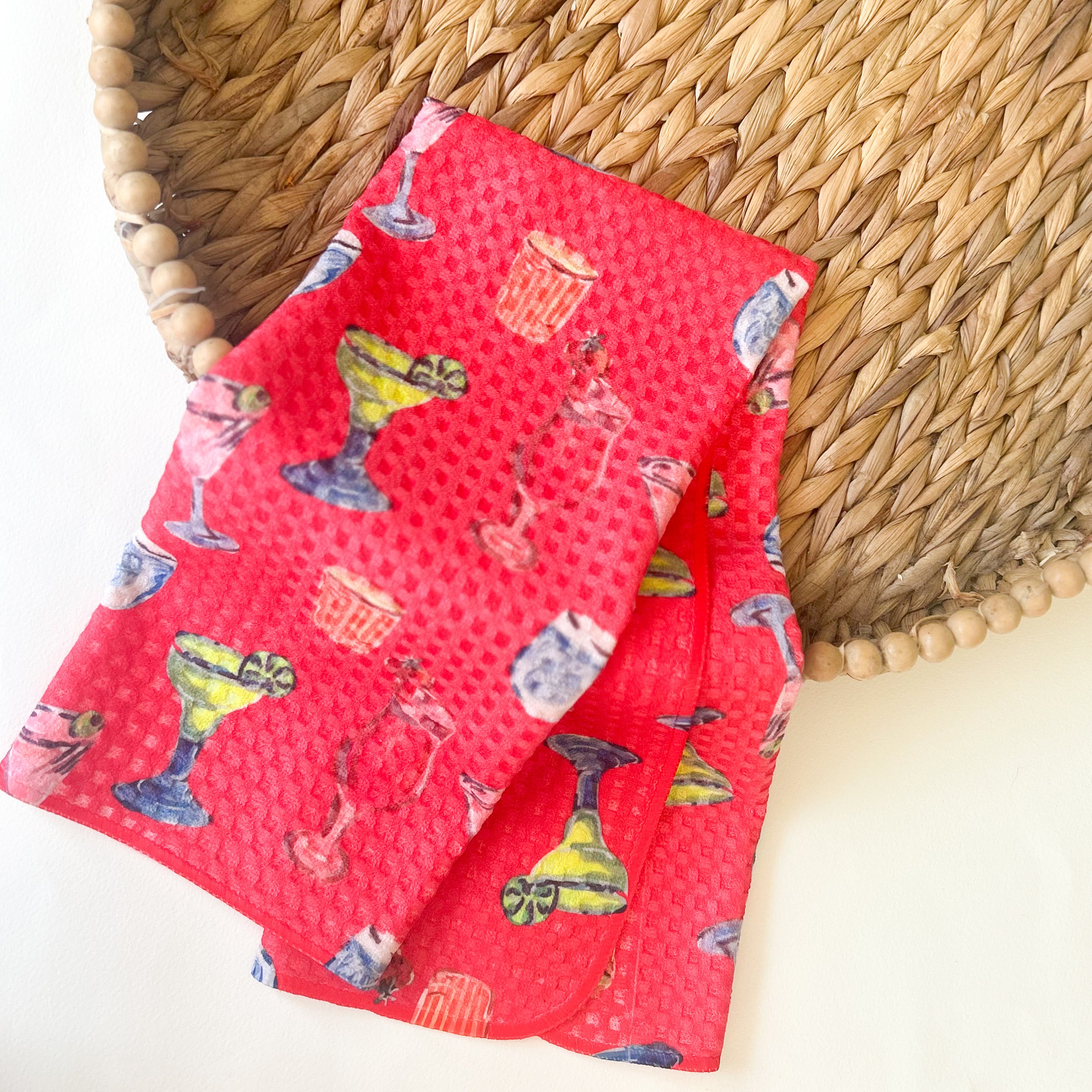 Cocktail of the Day Tea Towel|Jessica Reynolds Art