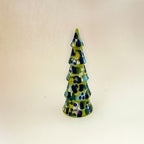 Green and Blue Tall Christmas Tree|Jessica Reynolds Art
