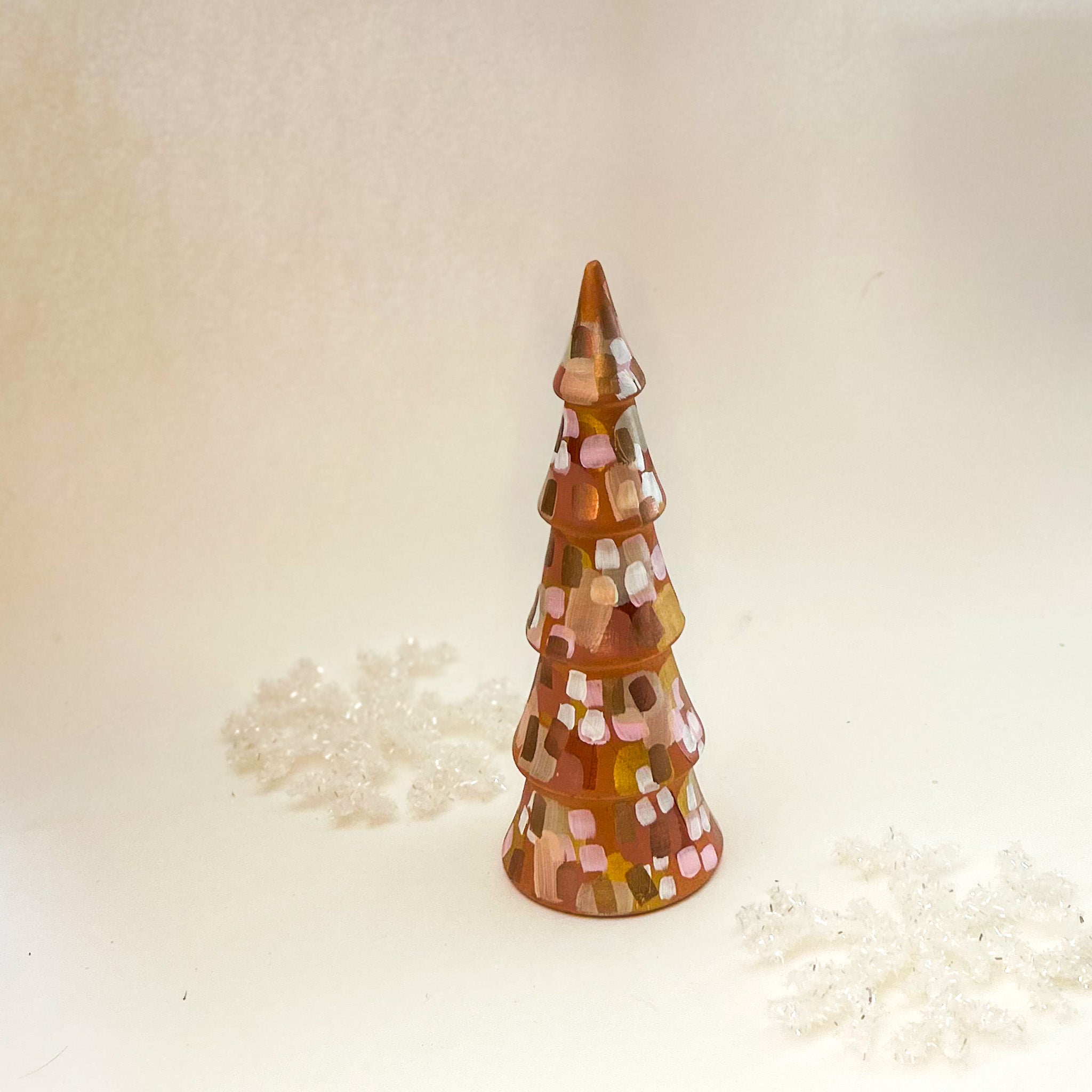 Dusty Neutrals Tall Christmas Tree|Jessica Reynolds Art