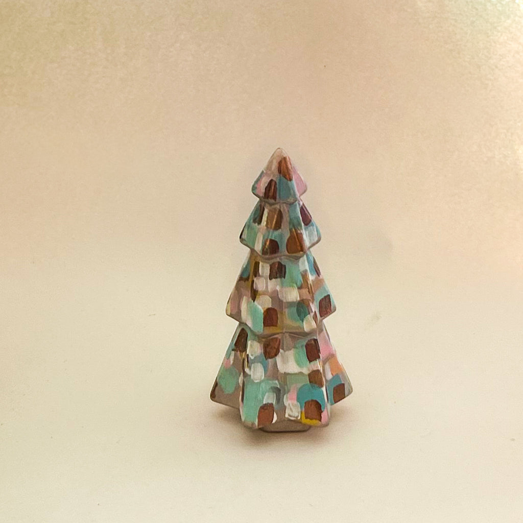 Small Metallics and Pastel Christmas Tree|Jessica Reynolds Art