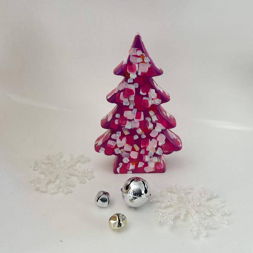 Large Pink Abstract Shelf Tree|Jessica Reynolds Art