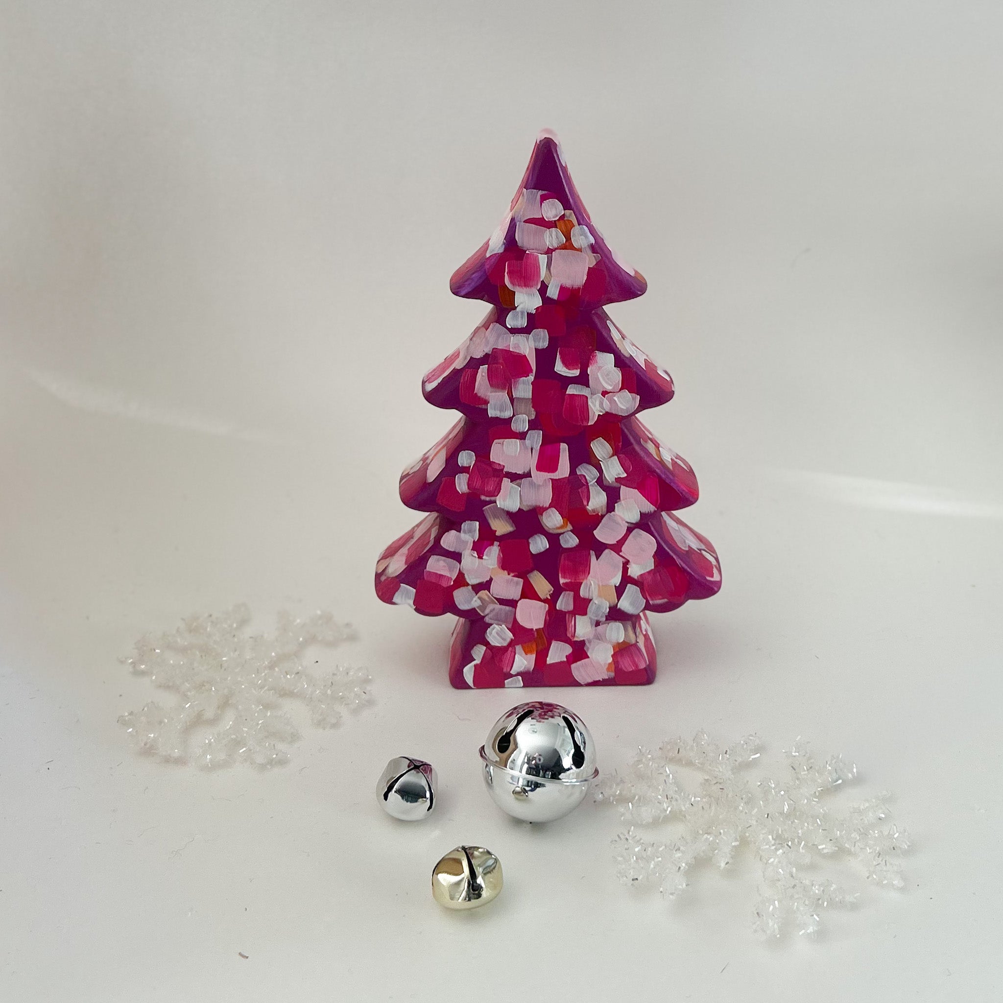 Large Pink Abstract Shelf Tree|Jessica Reynolds Art