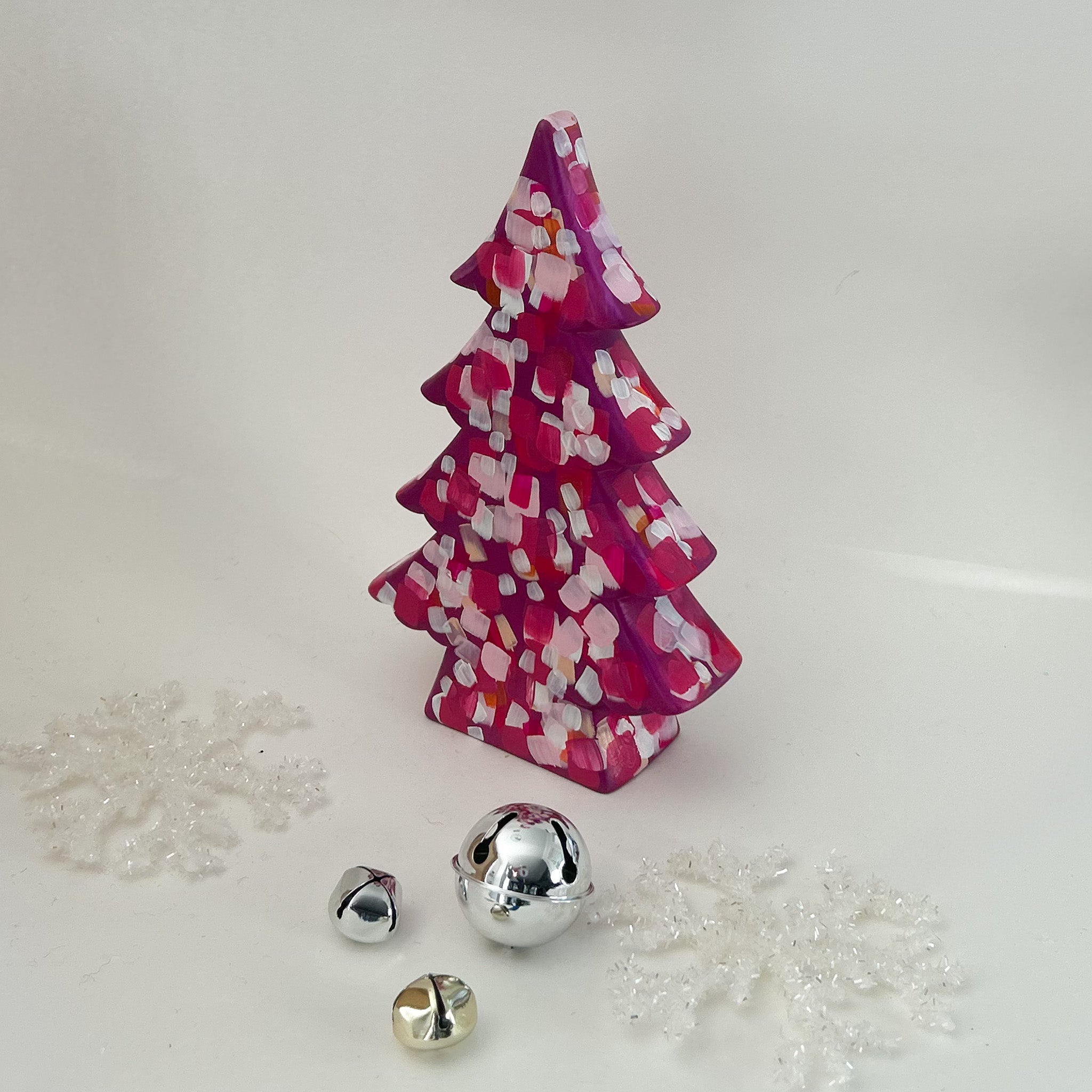 Large Pink Abstract Shelf Tree|Jessica Reynolds Art
