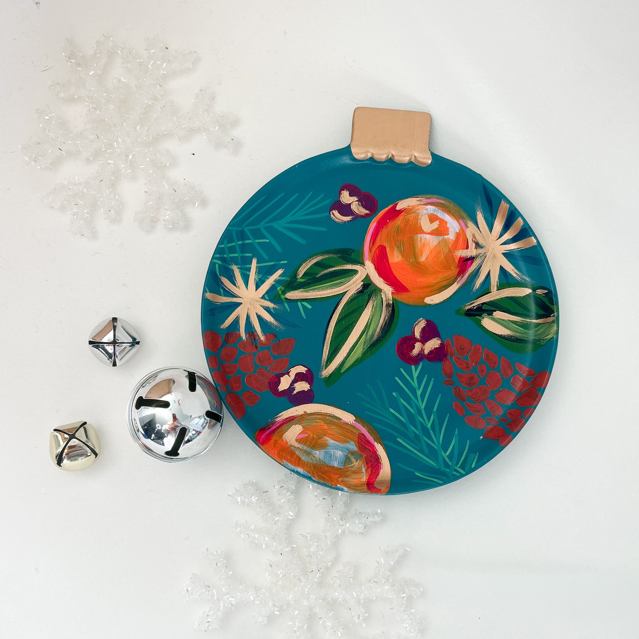 Citrus Ornament Platter|Jessica Reynolds Art