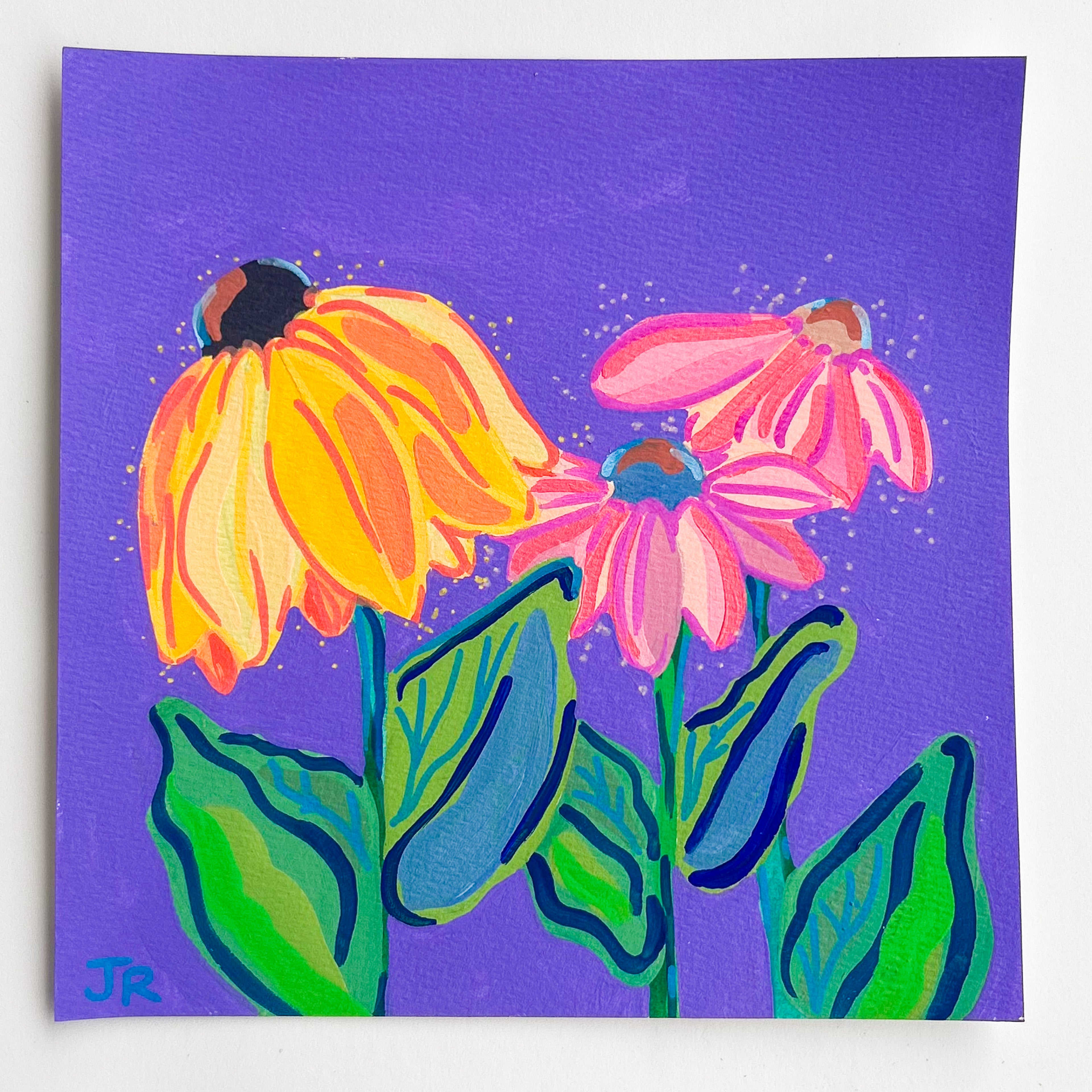 Ain't it a Cute Little Floral| Gouache on Paper