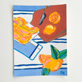 Lemons on the Counter| Gouache on Paper