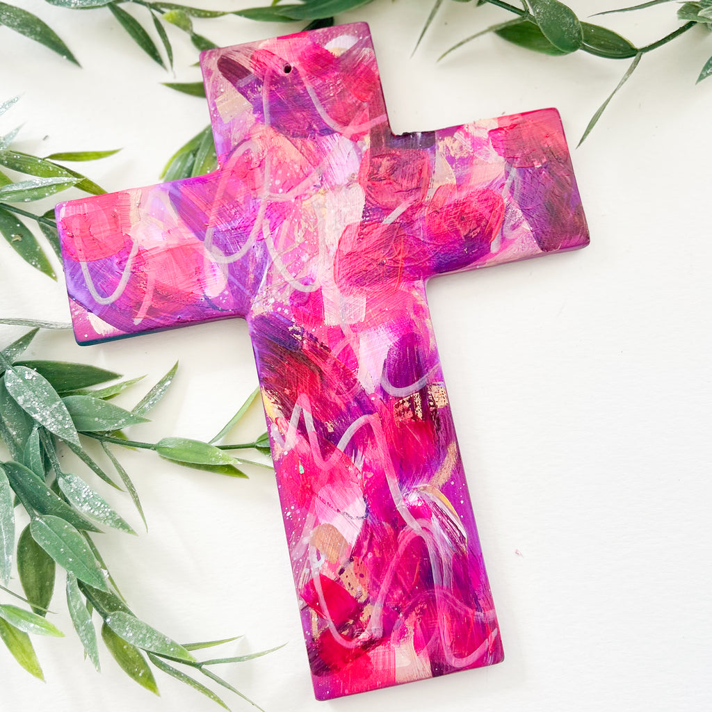 Pink Cross|Jessica Reynolds Art