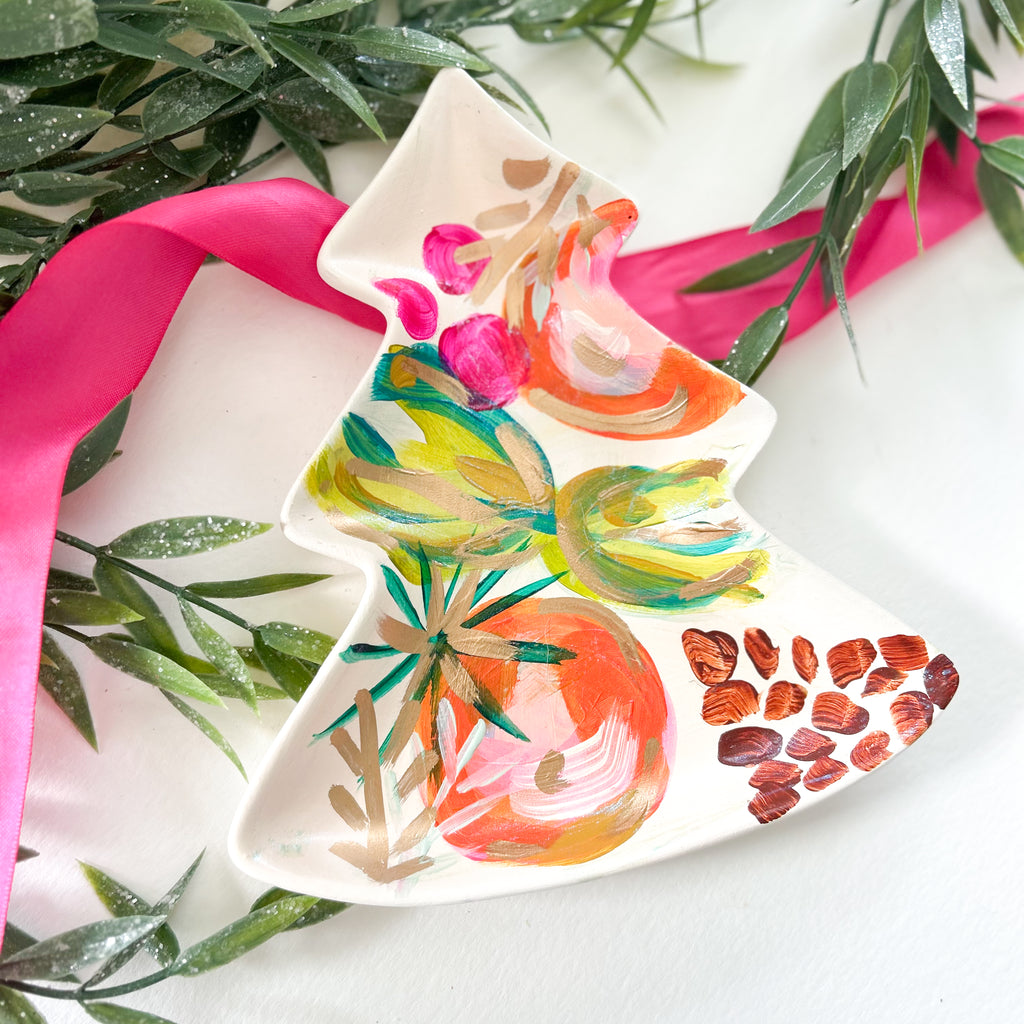 Mini Citrus Christmas Tray|Jessica Reynolds Art