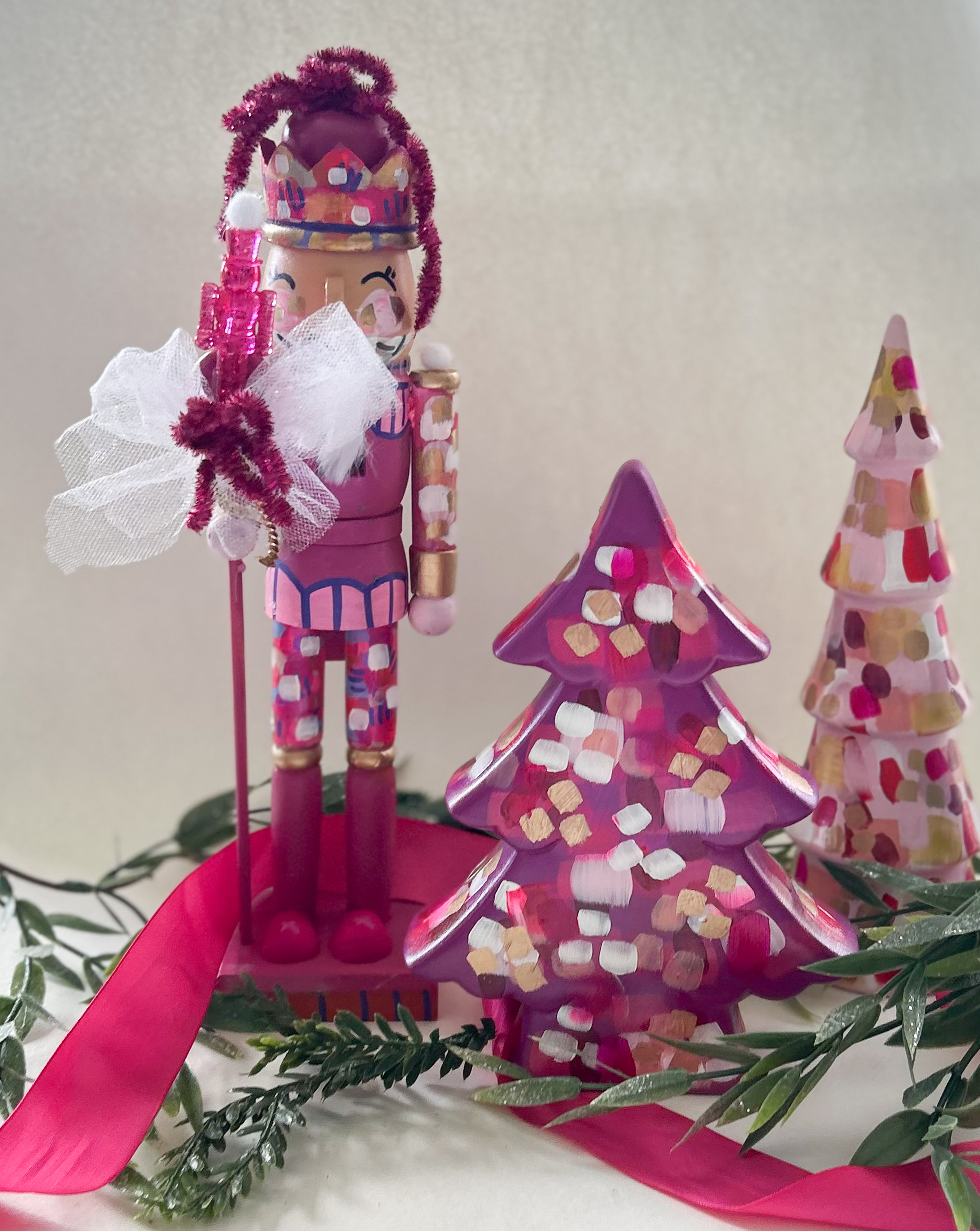 Pink Party Nutcracker|Jessica Reynolds Art