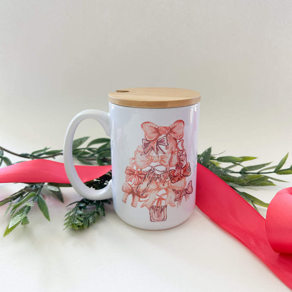 Pink Tree Mug|Jessica Reynolds Art
