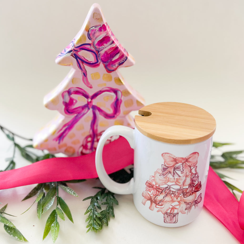 Pink Tree Mug|Jessica Reynolds Art