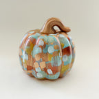 Tall Copper Abstract Pumpkin|Jessica Reynolds Art