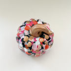 Black and Pink Abstract Pumpkin|Jessica Reynolds Art