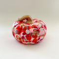 Large Orange and Pink Abstract Pumpkin|Jessica Reynolds Art