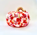 Orange and Pink Abstract Pumpkin|Jessica Reynolds Art