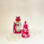 Neon Pink Mini Christmas Tree|Jessica Reynolds Art